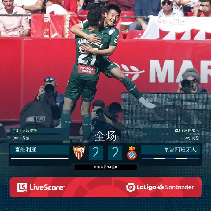 第24轮 | 武磊打进賽季西甲联赛第三球,阿扎尔再出皇家马德里战平